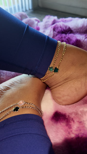 Bouquet Anklet Set