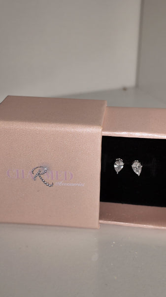 Pear Stud Earring
