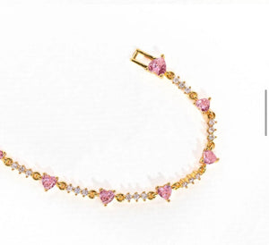 Heart on Ice Bracelet